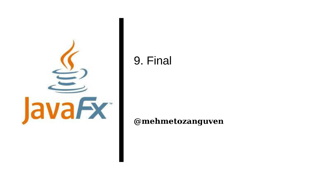 JavaFX and CSS (Final)